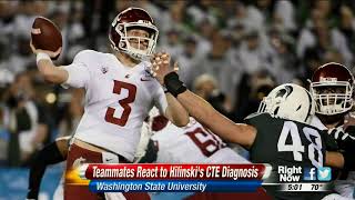 WSU Cougar teammates react to Tyler Hilinski's CTE diagnosis