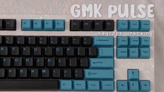 gmk pulse keycaps unboxing