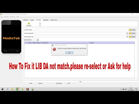 How To Add Da file on SP Flash Tool (LIB DA not match.please re-select or Ask for help) Gsm Africa