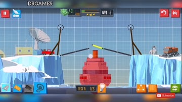 Build a Bridge! - Gameplay Walkthrough Part 1 Level 1- 10 (DRGames - Android)