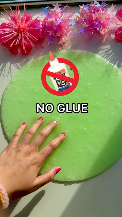How To Make Slime Without Glue Or Activator 1 Ingredient How To Make Slime Without Borax Glue And Cornstarch