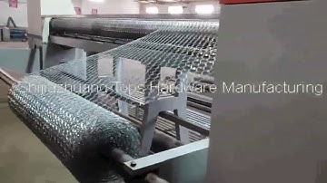 hexagonal wire netting machine