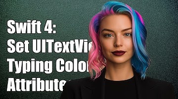 Swift 4: How to Set UITextView Typing Attributes Foreground Color