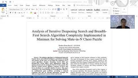 Video Tugas Makalah IF2211 Strategi Algoritma