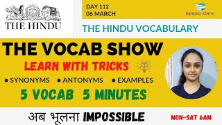 The Hindu Vocabulary Today 06 March | The Hindu Editorial Vocabulary Today| Learn Vocabs With Trick screenshot 4