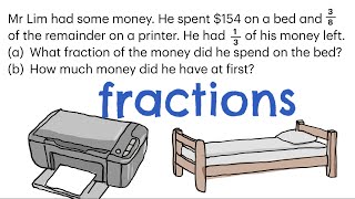P5/6 Fractions Word Problems with Bar Model (1)