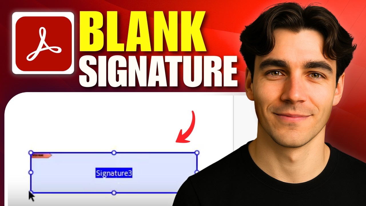 How to Create a Blank Signature Field in a Fillable PD Form UsingAdobe ...