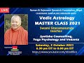 Vedic Astrology MASTER CLASS 2021 - Jyotisha counselling, Yoga Psychology and Vedanta