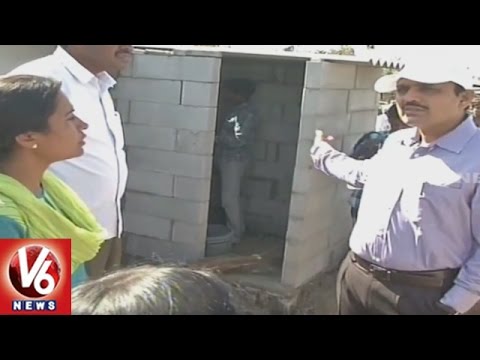 Swachh Telangana | Jagtial Govt Officials Constructed 820 Toilets in 36 Hours | V6 News