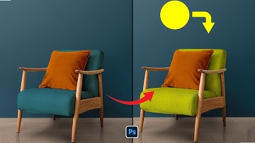 How To Change Furniture Color In Photoshop | Adobe Photoshop Tutorial