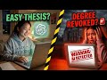ChatGPT for Thesis Writing Is It SAFE or RISKY!?
