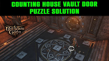 Counting House Vault Door Puzzle Solution in Baldur