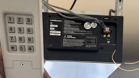 How To Program Clicker Keypad With Left Master Yellow Learn Button