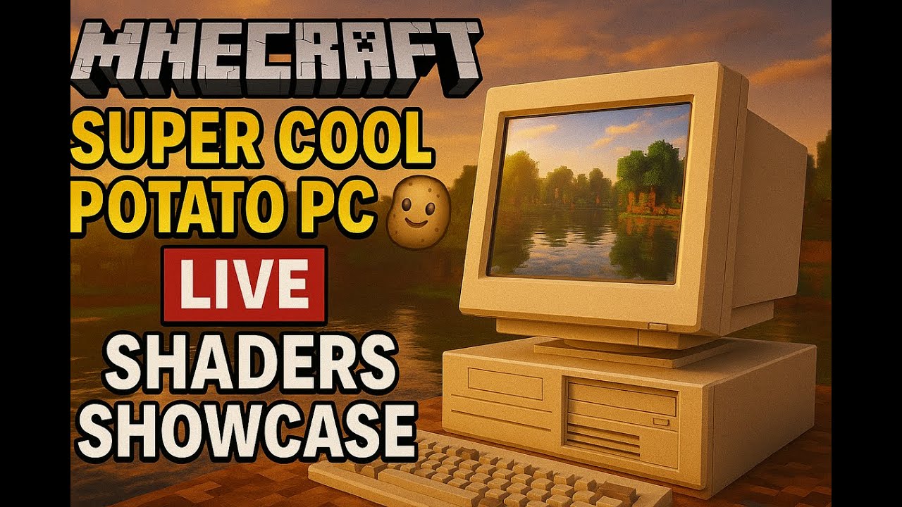 Super Cool Potato PC Test | Minecraft LIVE Shaders Showcase (2025)