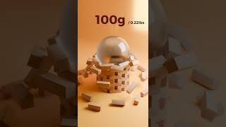 Ball vs Blocks 🥎🟧 #blender #blender3d #3dart screenshot 2