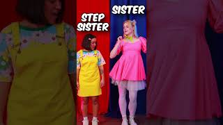 ¡Hermana contra hermanastra! #shorts #dance #trend #sister #rec #joke #stepsisters