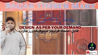Old Haji Camp Timber Market | Baqar Timber Mart | Door Making | Wood Making | Door Making Process