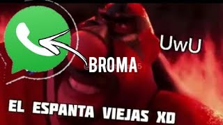 broma a Bonnie gamer con /espanta viejas - parodia a mi villano favorito #humor #broma #parodia