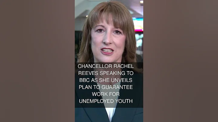 Chancellor Rachel Reeves speaking to BBC as she unveils plan to guarantee work for unemployed youth