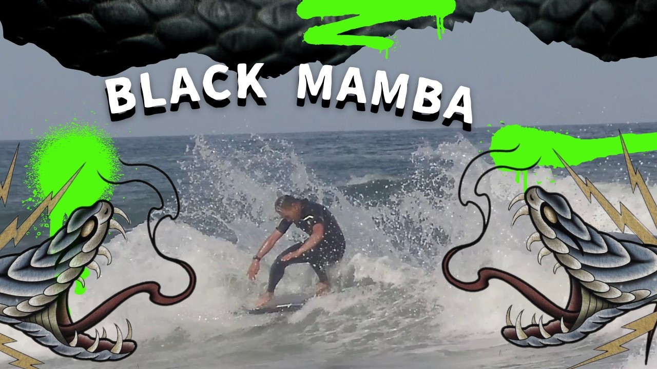 サーフィン・ボディボード lazyboyskill [Black Mamba Fish] BLACK MAMBA Performance FISH 5'5