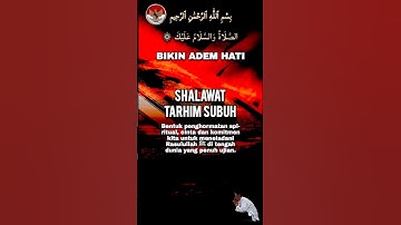 Bikin Adem Hati TARHIM SUBUH❤ #shorts #viralshorts #shalawat #tarhim