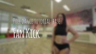 Pole dance tutorial with Kathy: Fan Kick | Corso Base ITA 4K