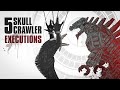 5 Brutal SkullCrawler Executions by MechaGodzilla || Animated Simulations