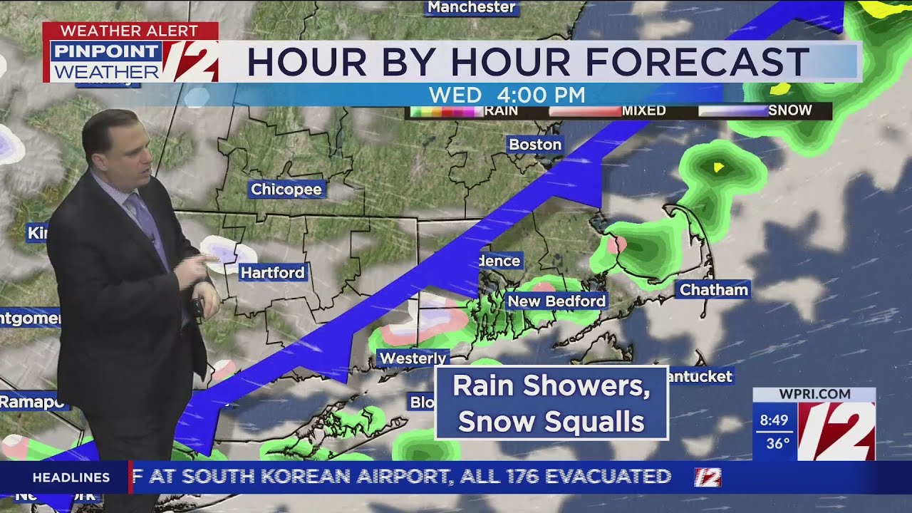 WPRI 12 Weather Forecast for 1/29/25: Strong Winds Gusts Today with a ...