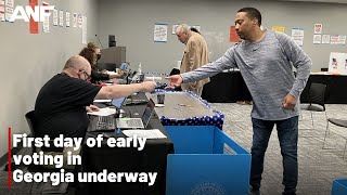 First day of early voting in Georgia