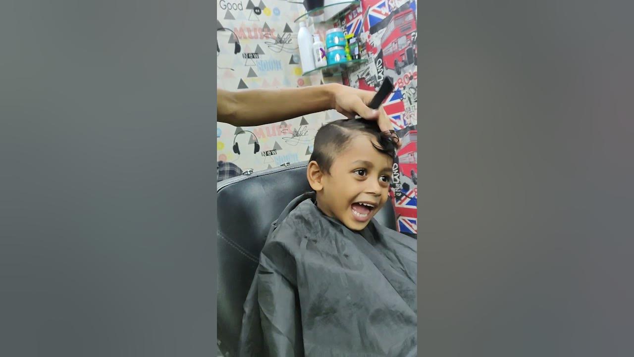 how-to-cut-baby-hair-crazy-baby-hair-cutting-youtube