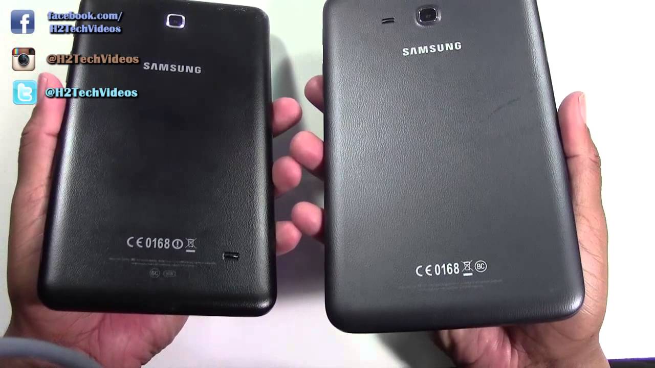 Galaxy Tab 4 7 0 Vs Galaxy Tab 3 Lite Size Comparison