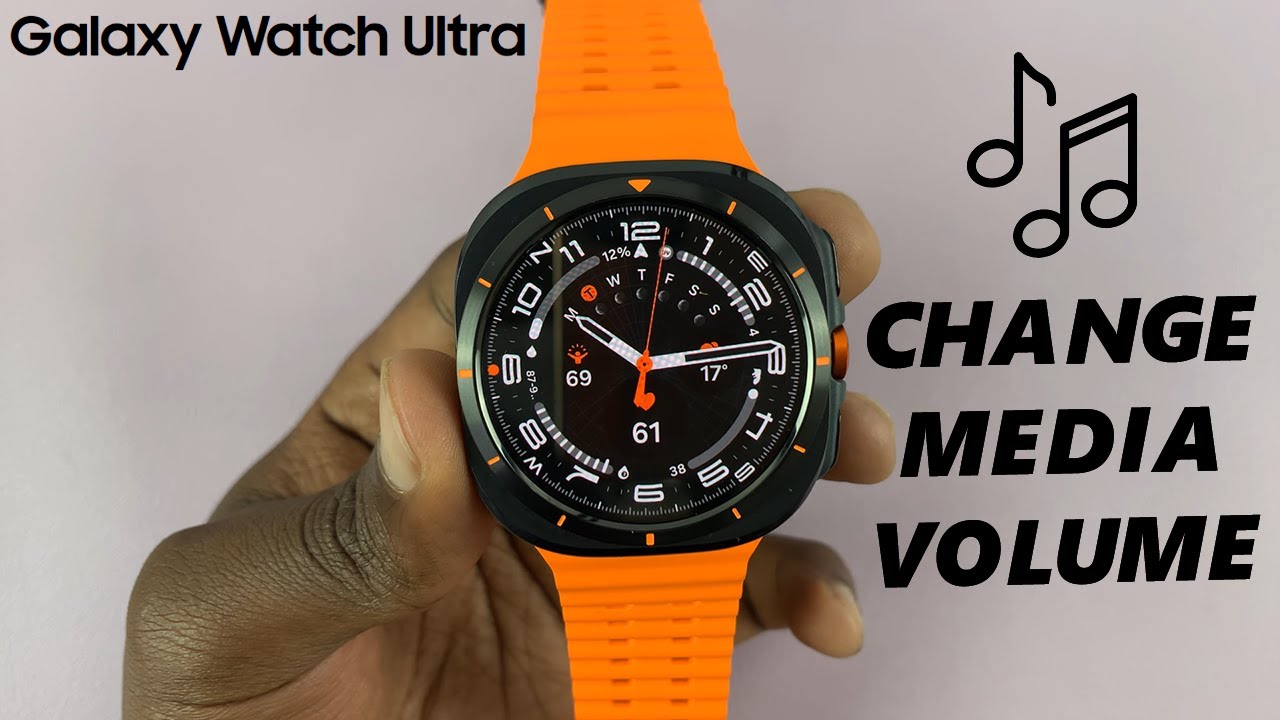 How To Adjust Media Volume On Samsung Galaxy Watch Ultra - YouTube