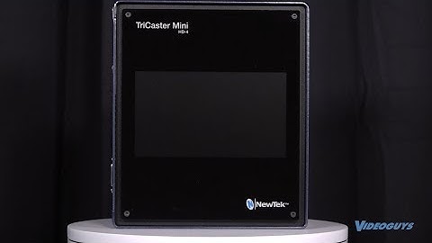 NewTek TriCaster Mini Advanced Bundles Videoguys Product Spotlight
