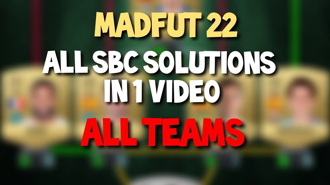 ALL BUNDESLIGA SBC SOLUTIONS FOR EVERY TEAM MADFUT 22