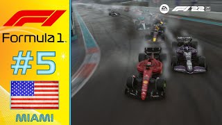 F1 22: ЭТАП 05. МАЙАМИ. 100% ДИСТАНЦИИ. ДОЖДЬ!