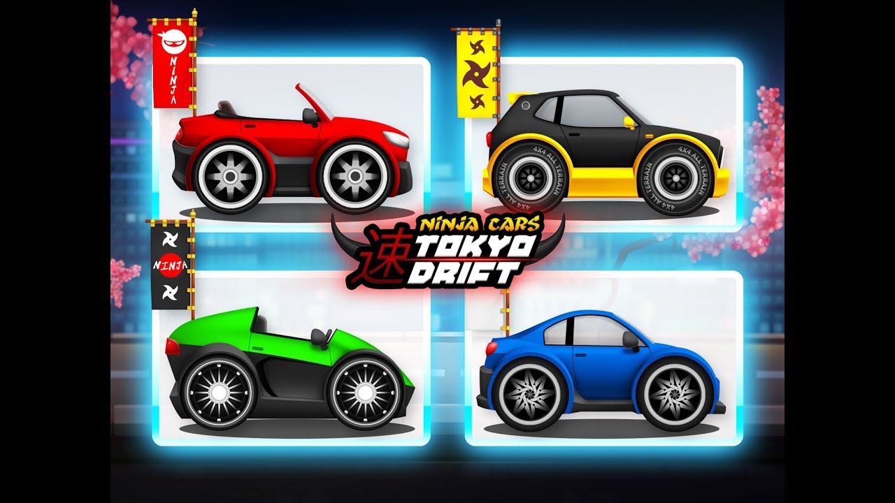 Ninja City Tokyo Drift Clumsy Ninja Chasing Cars YouTube