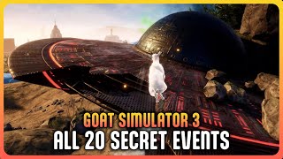 GOAT SIMULATOR 3 - All 20 Secret Events