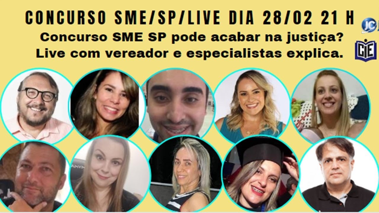 Concurso SME SP pode acabar na justiça?  Live com vereador e especialistas explica.