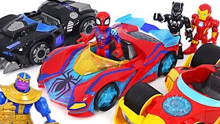 マーベルアベンジャーズスーパーヒーローアドベンチャースパイダーマンウェブレーサー! | ドゥドゥポップトイ