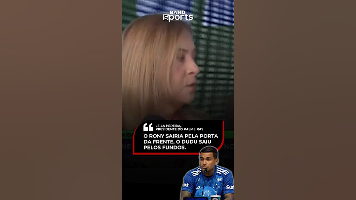 DUDU EX-PALMEIRAS BRIGA COM LEILA PEREIRA!