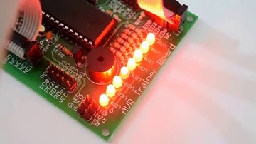 Analog to Digital Converter of AVR ATmega32 Microcontroller with LED Display by ABLab Solutions
