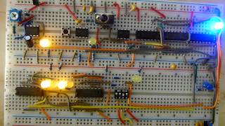 DIY Breadboard Computer - Clock & Logic Circuit