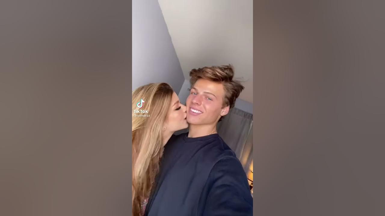 brooke monk and sam dezz KISS each other on the cheek *wholesome* YouTube