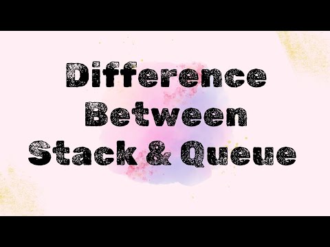 Difference between stack