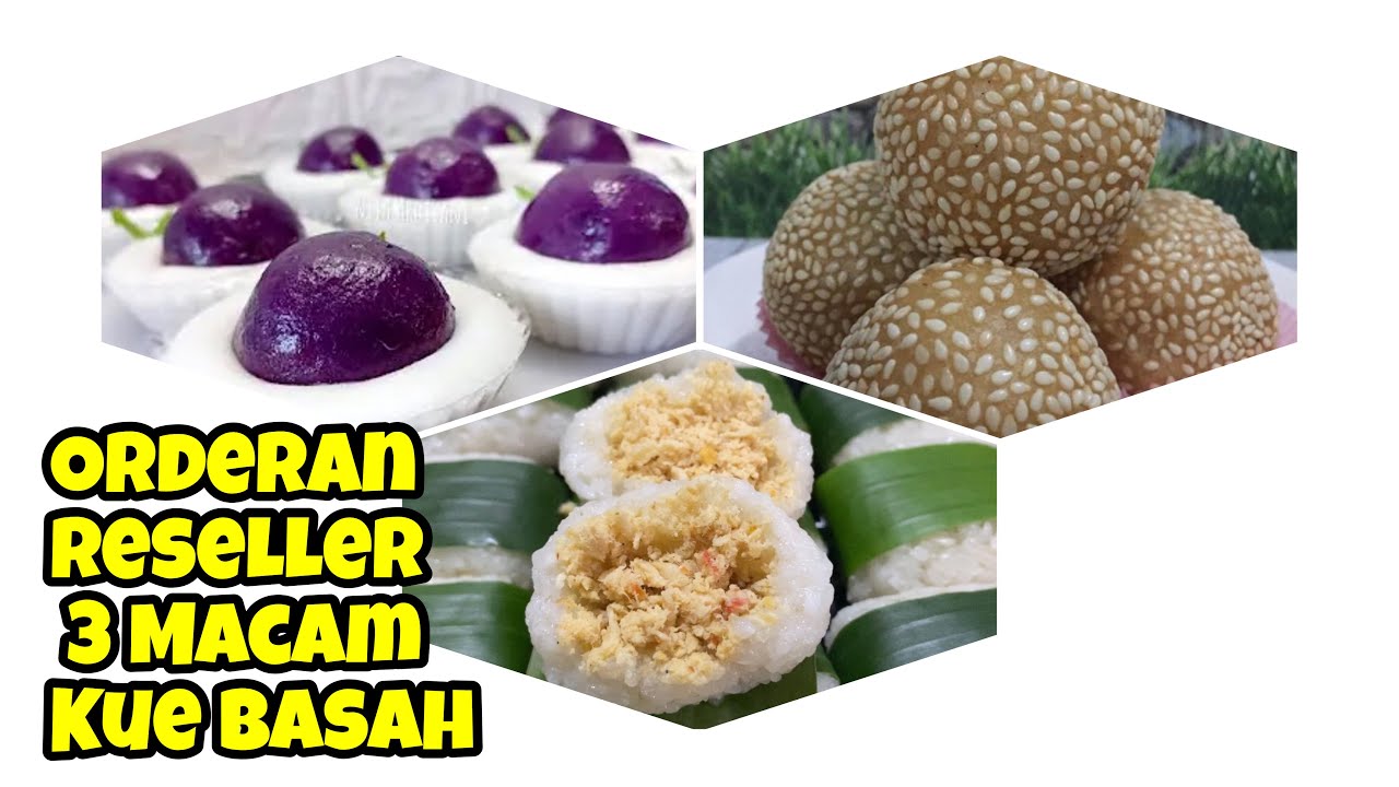 Mengerjakan Orderan Reseller 3 Macam Kue Basah Dalam 3 Waktu Pengiriman
