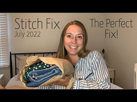 Stitch Fix Unboxing & Try On | July 2022 | The Perfect Fix!