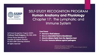Welcome to SSRP Anatomy &amp; Physiology — Chapter 17: The Lymphatic System