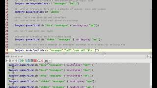 Clojure screencast — RabbitMQ part 2