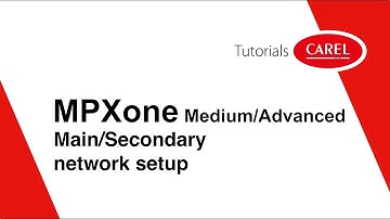 MPXone - Main/Secondary network setup