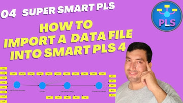 How to import a data file into Smart PLS 4 | Import data into Smart PLS | Imtiaz Khan